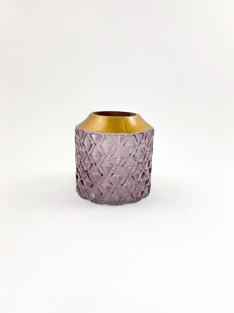 Glass Purple Vase